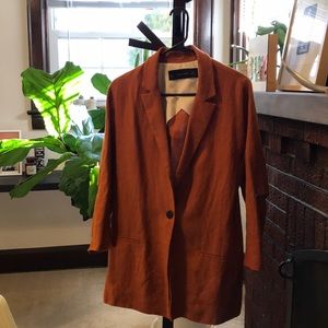 Zara Linen Blazer